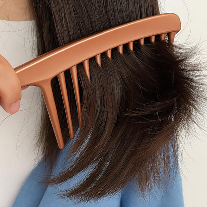 Wide-Tooth Satin Comb – Gentle &amp; Elegant Detangling